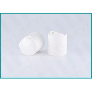 24mm White Disc Top Pet Bottle Caps / Shampoo Bottle Cap With Highly Sealed