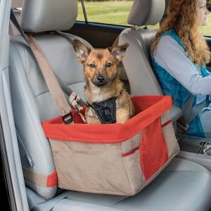  				Pet Double Layer Waterproof Pet Dog Car Carrier Bag Booster Seat 	        