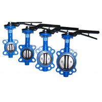 China SS304 D71XPN16 Soft Seal Center Line Wafer Type Butterfly Check Valve on sale