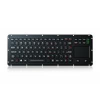 China IP65 Military Grade Rugged Keyboard With Built In Tough Touchpad For Fast Cursor on sale