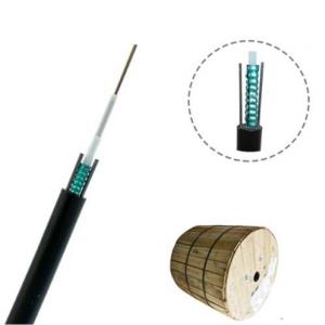 China Single mode GYXTW outdoor aerial optical fiber cable uni-tube armored fiber optic cable supplier