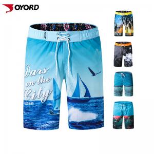 Custom Sublimated Quick Dry Breathable Board Shorts Fabric Stretch