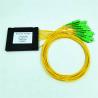 China FTTH  ABS BOX modle  1 8 plc splitter with PC /FC/ SC /ST /LC /APC connectors and fc apc plc splitter wholesale