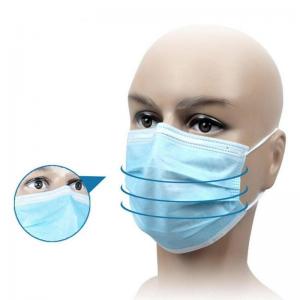 Non Woven Disposable Face Respirator Mask 3 Layer Earloop Activated Carbon