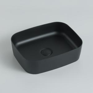 China Vanidad de baño moderna con lavabo individual y espejo, fabricada en madera contrachapada con acabado de melamina supplier