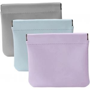 Waterproof Leather Lightweight Bag Pocket Cosmetic Bag Squeeze Pocket