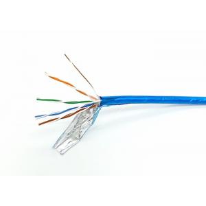Shielded FTP/UTP Twisted Bulk CAT5E Cable Blue Transparant PVC Computer Wire