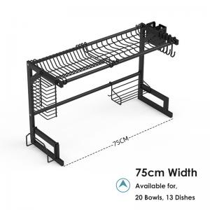 OEM Stainless Steel Over The Sink Drying Rack 750x285x480mm Size