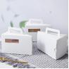 China Custom Kraft Paper Triangular Cake Slice Box with Twisted Handle wholesale