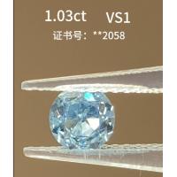 China Blue Diamonds Man Made Real Diamonds Loose Lab Made Diamond Necklaces Rings Pendant on sale