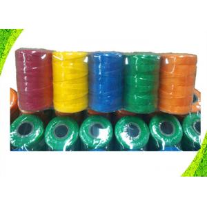 China 210D High Tenacity Colorful PP filament yarn Twisted Twine For Fishing Net , Free Sample supplier