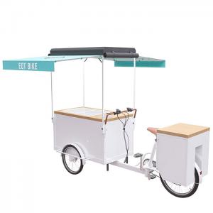 China Retro Large Storage Ice Cream Tricycle , EQT Electric Ice Cream Scooter supplier
