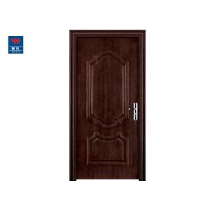 China Black Walnut Fireproof Steel Wooden Interior Door supplier
