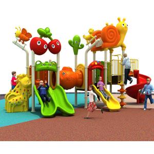 Modern Plastic Commercial Playground Equipment , Outdoor Play Park Equipment
