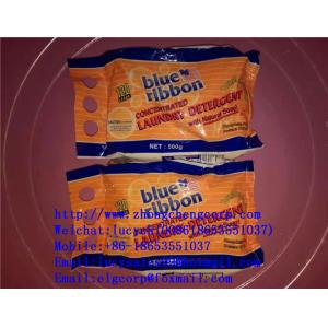 500g blue ribbon Top quality detergent powder/biodegradable detergent/brand detergent powder with lowest price to Africa