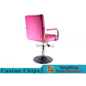 Soft Casino Bar Stools / Gaming Office Chair With Footrest Arc Chassis Design