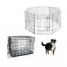 China Solid Construction 15kgs 123cm Foldable Metal Dog Crate wholesale