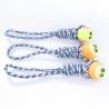 China Teeth Cleaning Pet Dog Toy , Cute Puppy Doll With Chew Rope 32CM Height wholesale