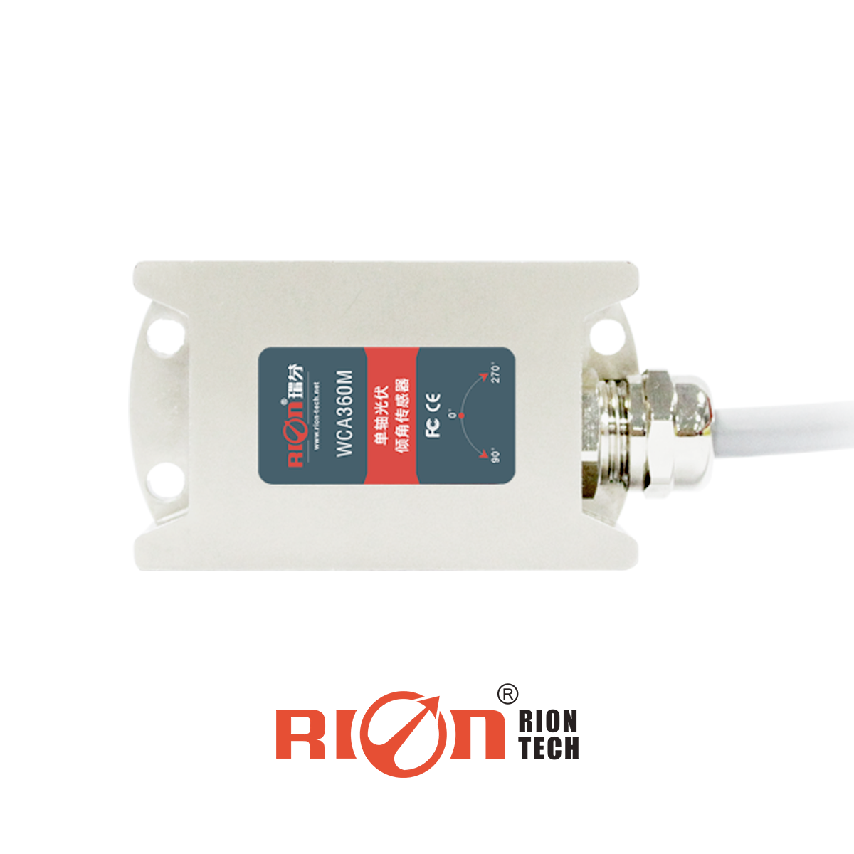 China WCA360M Single-Axis Tilt Sensor with High Resolution 0.1° for Solar PV Tracking and Wide Voltage Input 9-36V wholesale