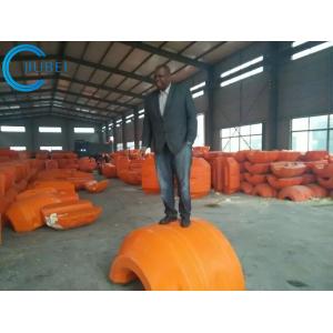 China Orange Hose Poly Pipe Floats Dredging Floaters Floating And Dredging Equipment 500mm supplier