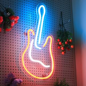 Custom LED Music Guitar Neon Light Neon sign for Music Club and Party