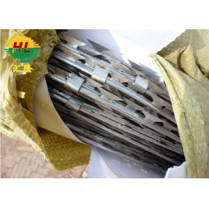 Stainless Steel 304 Security Concertina Razor Barbed Wire 2mm For Fence