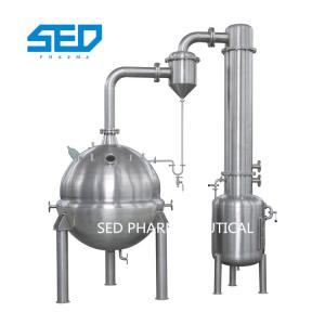 China Industrial Herbal Extraction Equipment Stainless Steel Ball Type Concentrating Machine supplier