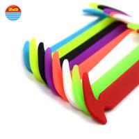 China Non - Toxic Slip Ons Silicone Shoe Laces Any Colors Are Available Non - Stick on sale