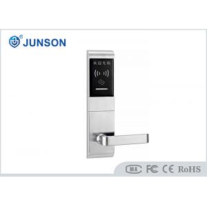 China IC Card Electronic Hotel Door Lock Alkaline Battery With Encoder supplier