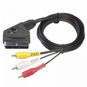 21 Pin SCART to Component video Cable