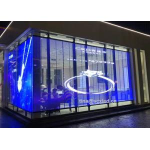China Shopping Mall Advertising P3.91 -7.82 Transparent LED Display for Glass Wall Screen Digital Led Display Use on Wndow supplier