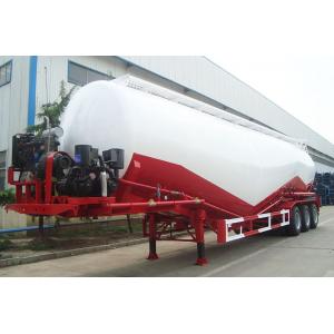 China 50m3 cement bulker 3 axle bulk cement tanker trailer hot sale supplier