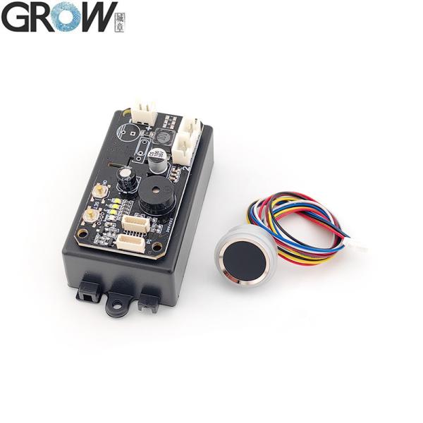 GROW KS220-S+502-F Fingerprint Access Control Board Two Relays DC12V With Self-locking/Ignition/Jog Mode With Admin/User