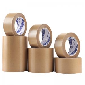 China Self Adhesive Kraft Paper Tape Reinforced Gummed Tape 120mic supplier