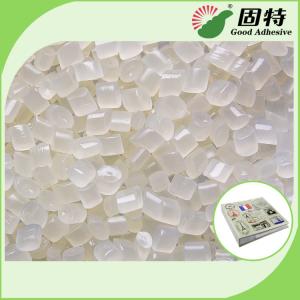 China Light Yellow Granule EVA And Viscosity Resin Hot Melt Adhesive For Papers Fixation Of Flat Back Album supplier