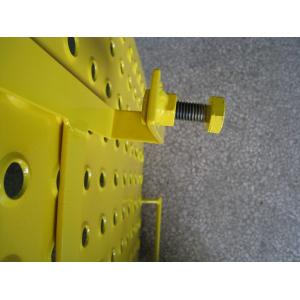 China Yellow Powder coated Scaffolding Steel Ladder Trap Door For Construction Protection supplier