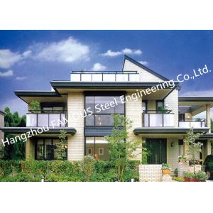 China Prefabricated Luxury Pre-Engineered Building Customized Steel Villa House supplier