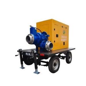 electric motor powered self priming trash pump Diesel Engine Driven Septic Tank Pump With Trailer Mounted