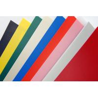 China Colored PVC Foam Board 35mic 200m Self Adhesive Protective Plastic Film on sale