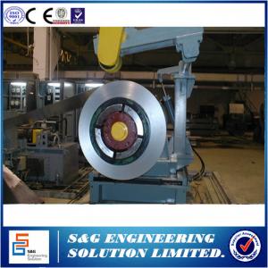 China Hydraulic Aluminum Steel Coil Slitting Line , Rolled Sheet Metal Slitting Machine For Construction supplier