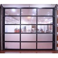 China Modern Villa Exterior Insulated Aluminum Sectional Door Stylish Aluminum Alloy / Double Glazing Glass for Any Space on sale