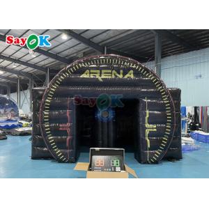 China Funny Inflatable IPS Sport Games Inflatable Interactive Center Light Battle With Play System Arena Tent supplier