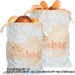 Reusable Bread Bags For Homemade Bread Storage ECO Bread Freezer Bag - Sourdough Bread Making & Fresh Bread Storage