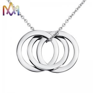 55CM Chain Russian Ring Engraved Name Necklace