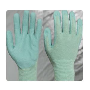 Environmental Protection Nitrile Palm Green Bamboo Fiber Hand Safety Gloves