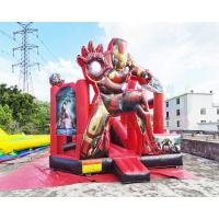 China Inflatable Commercial Bouncy Castles Iron Man Jumping House on sale