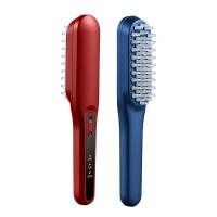 China Red Blue Light Electric Laser Anti Hair Loss Comb EMS Vibration Laser Massager Comb on sale