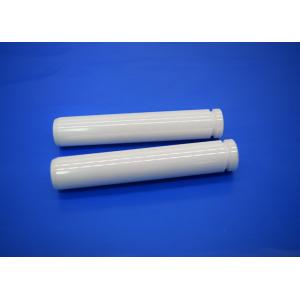 High Lapping Zirconia Ceramic Rod , Theraded Heater Piston Or Plunger Rod With Chamfer