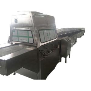China 600mm belt width chocolate enrobing production line supplier