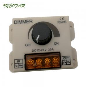 30A LED Dimmer Switch Remote Control 12V 24V 720W For Led Single Strip Knob Controller